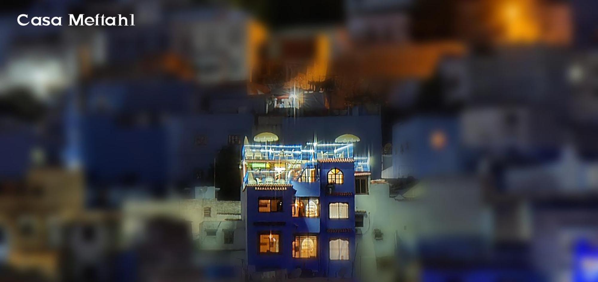 シェフシャウエンCasa Meftah Blueアパートメント エクステリア 写真