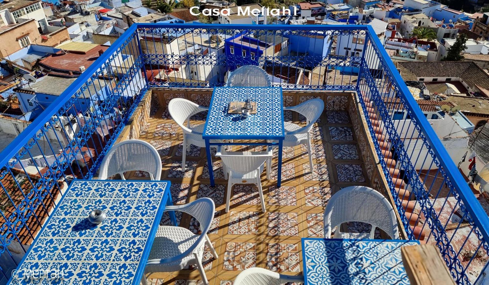 シェフシャウエンCasa Meftah Blueアパートメント エクステリア 写真