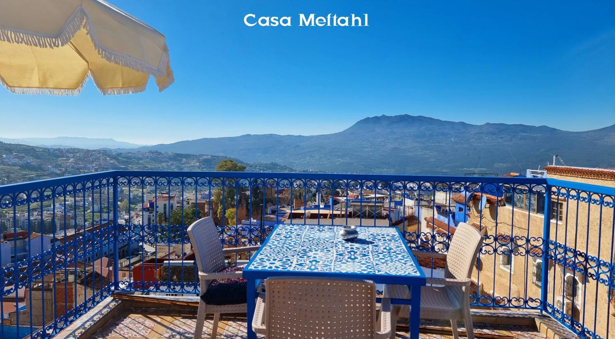 シェフシャウエンCasa Meftah Blueアパートメント エクステリア 写真