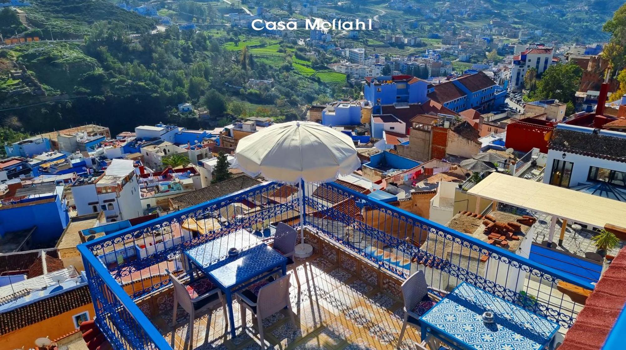 シェフシャウエンCasa Meftah Blueアパートメント エクステリア 写真