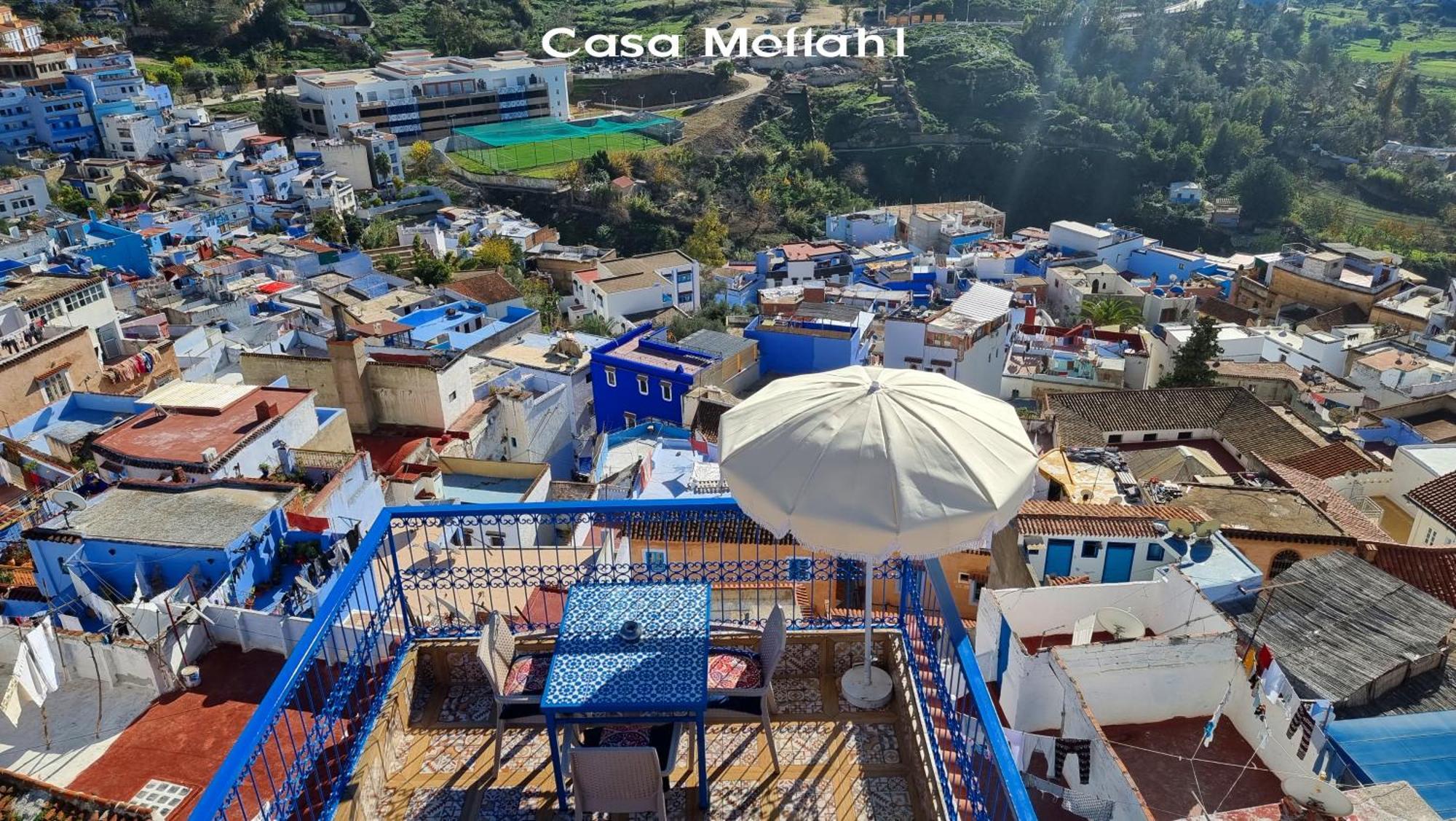 シェフシャウエンCasa Meftah Blueアパートメント エクステリア 写真