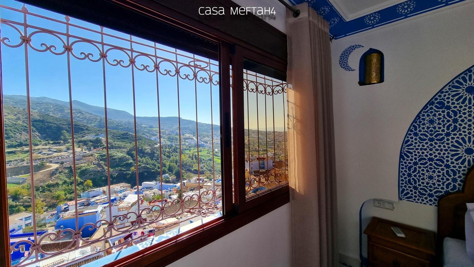 シェフシャウエンCasa Meftah Blueアパートメント エクステリア 写真