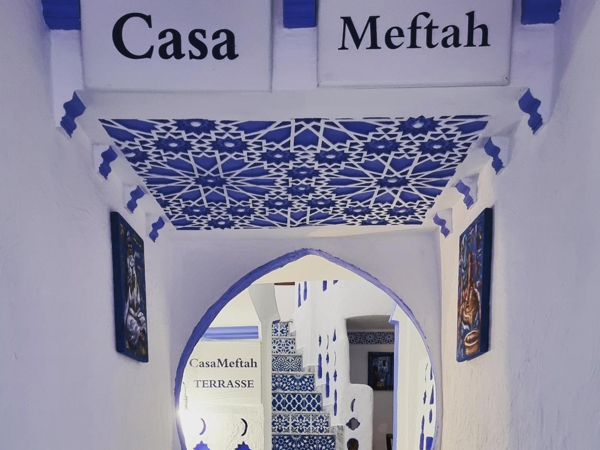 シェフシャウエンCasa Meftah Blueアパートメント エクステリア 写真